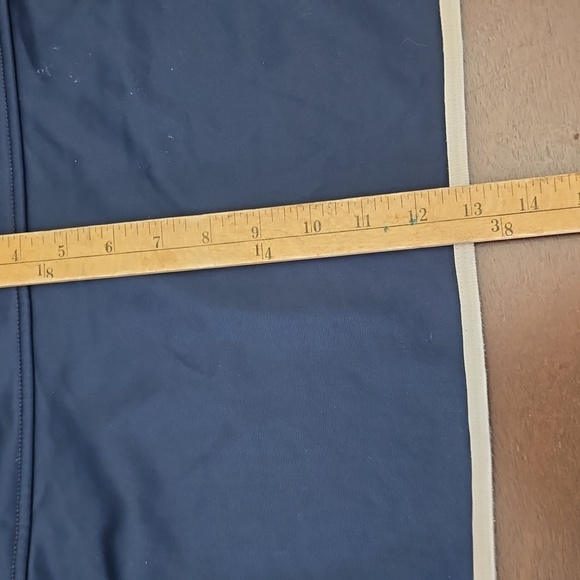 LACOSTE Navy Skirt with White Trim Sz 42 / Sz 12-14 Large - Picture 4 of 7